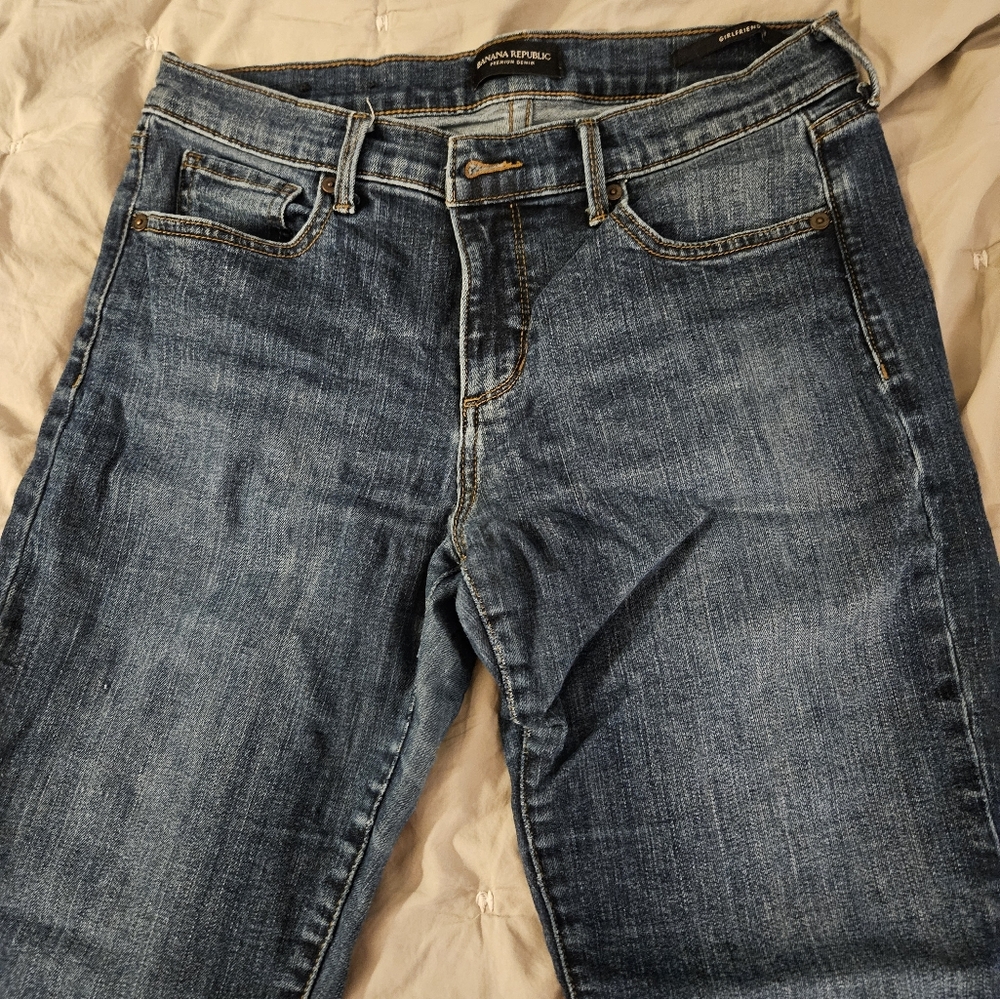 Banana Republic Girlfriend Capri Jeans size 28